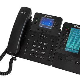 ФЛАТ-ПРО FLAT-PHONE B6/RU, ip-телефон (6 SIP-аккаунтов, 2 порта 10/100/1000BASE-T (RJ-45), ЖК-дисплей, PoE, РЕЕСТР)